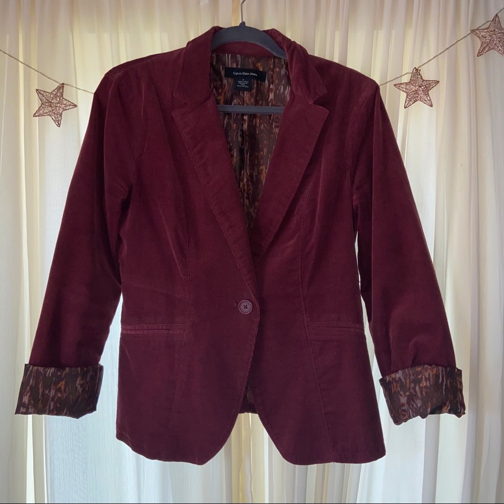 Calvin Klein Jeans Power Stretch Corduroy Blazer - Picture 4 of 12